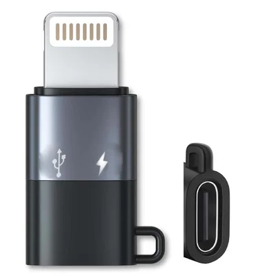 Adaptador Otg Para Iphone Do 6 Ao 14 Light Para Usb C Turbo