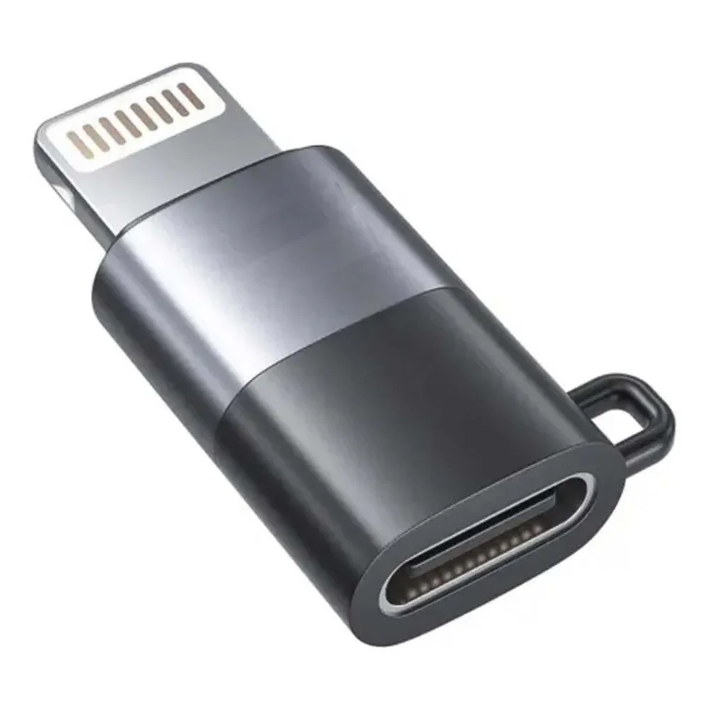 Imagem 3 de 4 do produto Adaptador Otg Para Iphone Do 6 Ao 14 Light Para Usb C Turbo