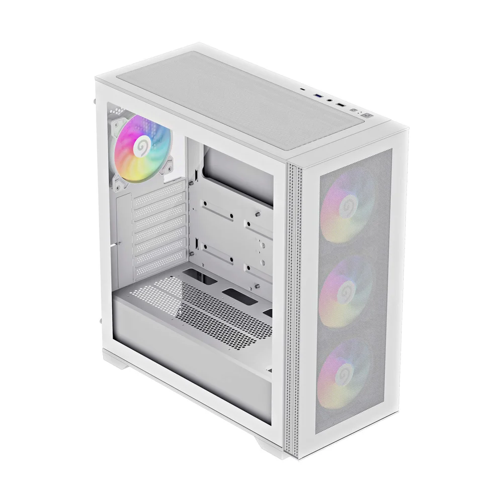 Imagem 4 de 5 do produto Gabinete Gamer Gamemax Quest Wh, E-atx, Vidro Temperado, 3 Fans