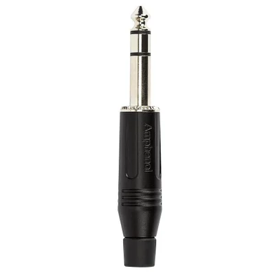 Plug P10 Black Acpm-gb Amphenol Estéreo Esterio