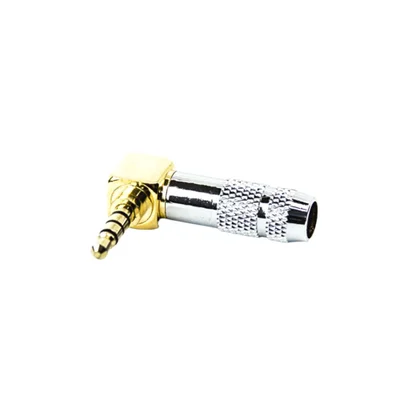 Conector Plug P3 90 Graus Profissional Estereo