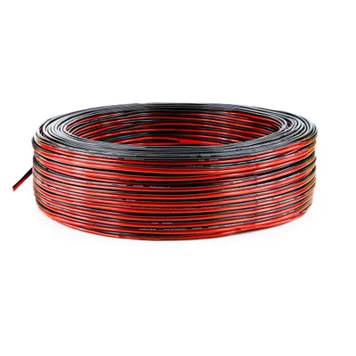 Cabo Polarizado Para Áudio 2x0,75mm² Vermelho 1 Metros Vermelho 1 Mt