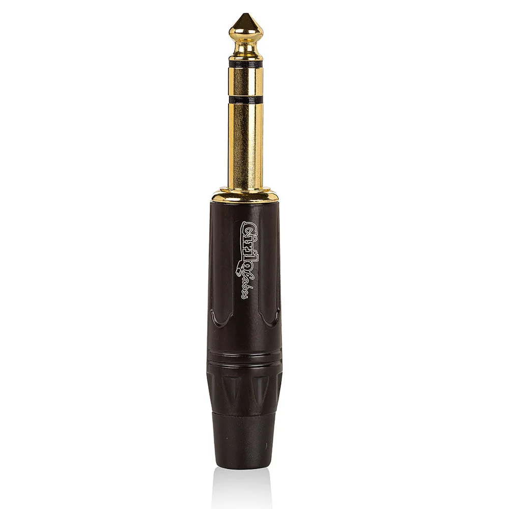 Imagem 2 de 2 do produto Conector P10 Estéreo 6,35mm Linha Gold - Cirilo Cabos