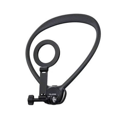 Alça De Pescoço Com Suporte Magnético Para Celular - Telesin Cor:preto