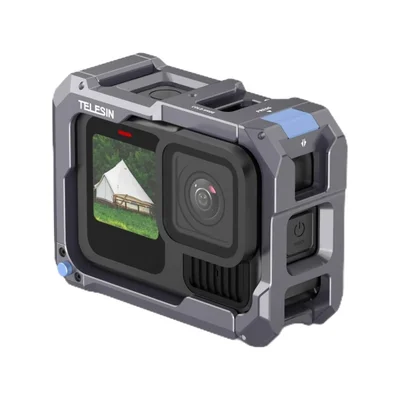 Suporte Frame Alumínio Para Gopro Hero 13/12/11/10/9 Black - Telesin