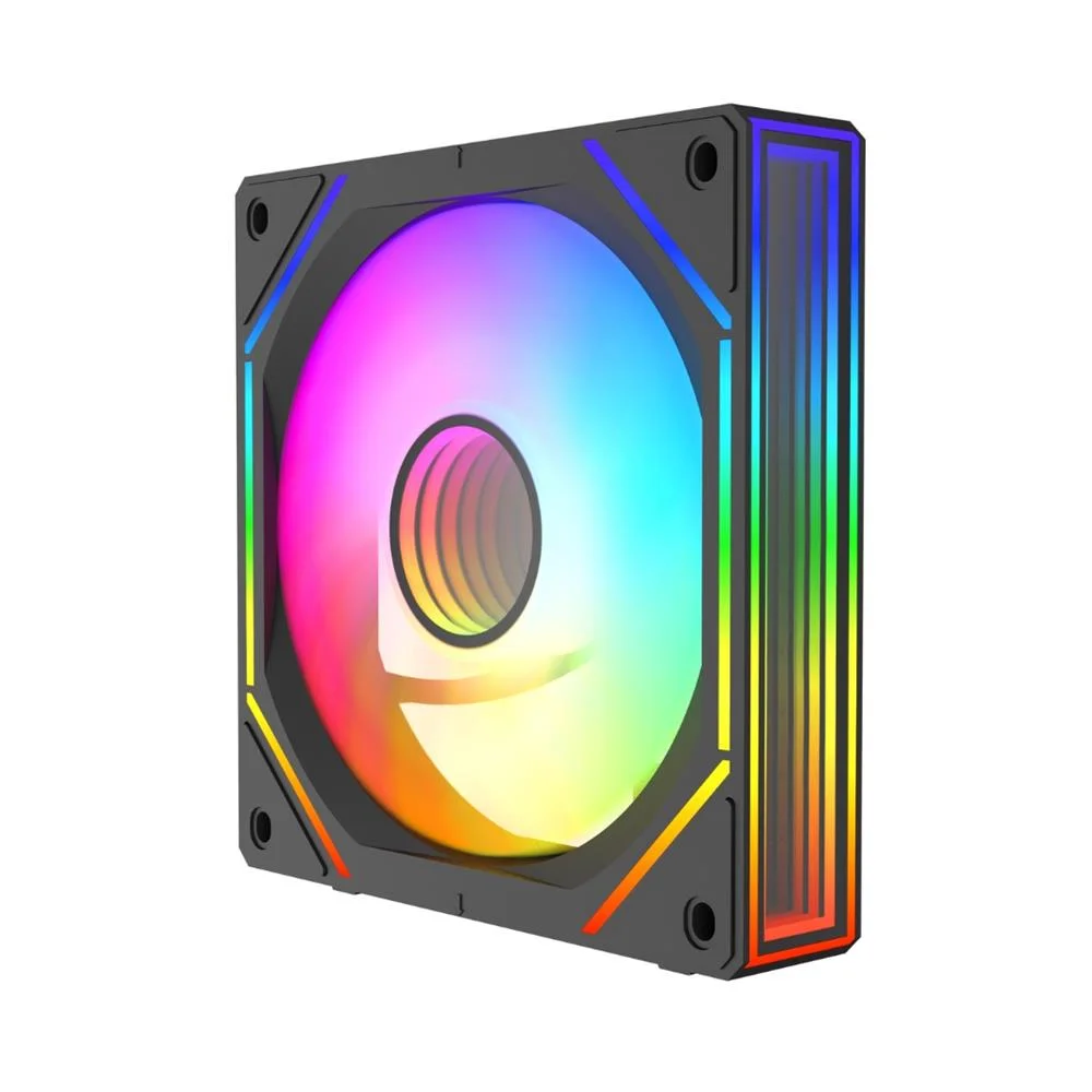 Fan Gamer Liketec Puzzle, 120 Mm, ARGB, Preto 6