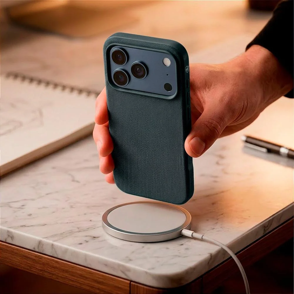 Imagem 2 de 5 do produto Capa Para Iphone 17 Pro - Woov - Azul - Gshield