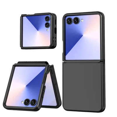 Capa para o Samsung Galaxy Z Flip 7 com Proteção Total - Case Anti-Impacto, Design Fino e com Acabamento Premium | Cor: Preto