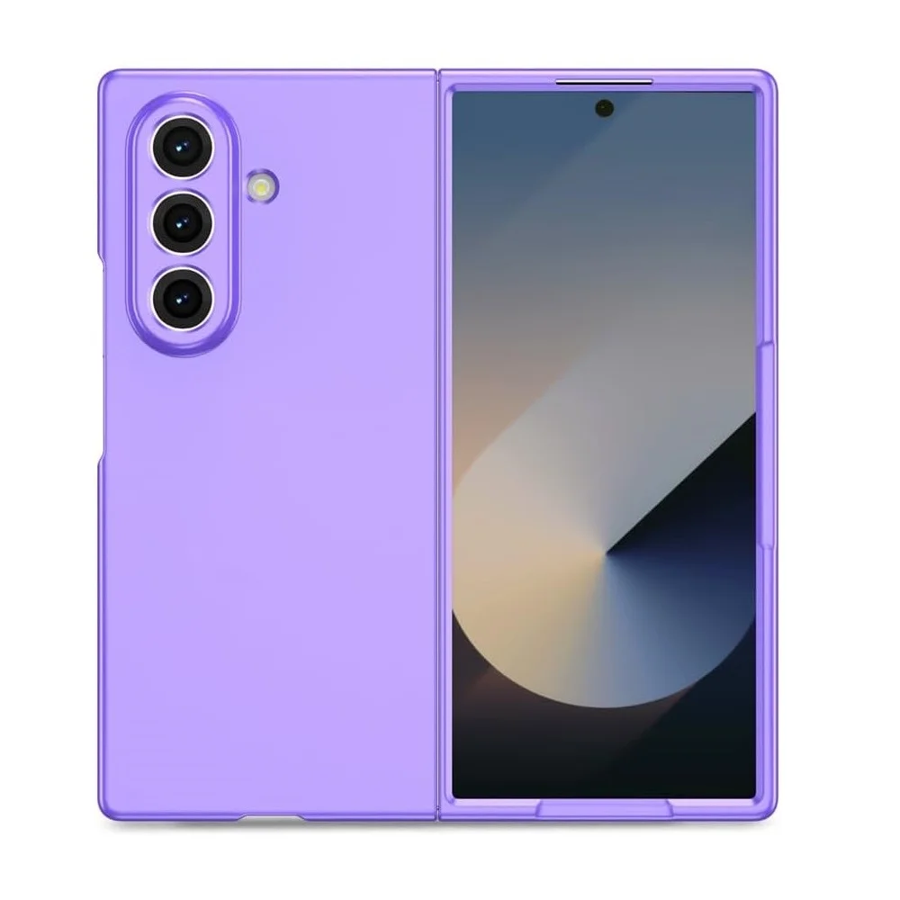 Imagem 4 de 5 do produto Capa Protetora Premium para o Samsung Galaxy Z Fold 7 - Proteção na Câmera, Anti-Impacto, Encaixe Perfeito para Dobrar e Abrir - Cor: Lilás