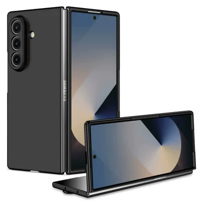 Capa Protetora Premium para o Samsung Galaxy Z Fold 7 - Proteção na Câmera, Anti-Impacto, Encaixe Perfeito para Dobrar e Abrir - Cor: Preto
