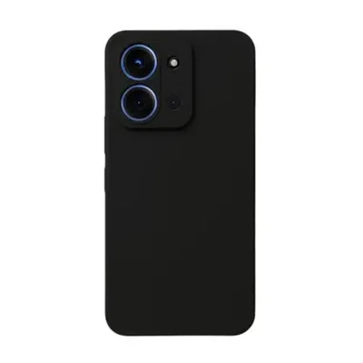 Capinha Capa Silicone Aveludada Para Xiaomi Poco C85 4g 5g Preto