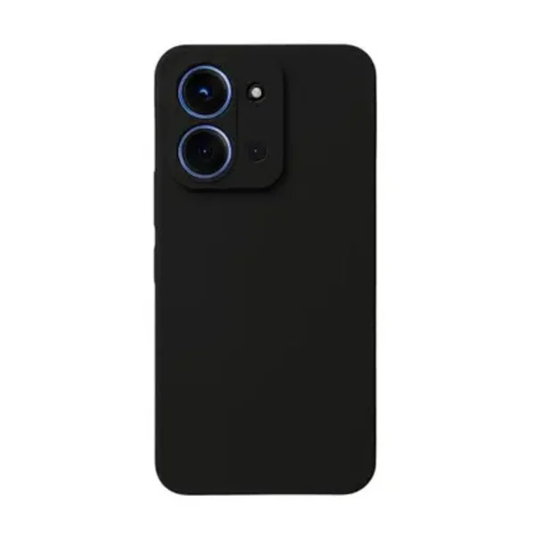 Capinha Capa Silicone Aveludada Para Xiaomi Poco C85 4g 5g Preto