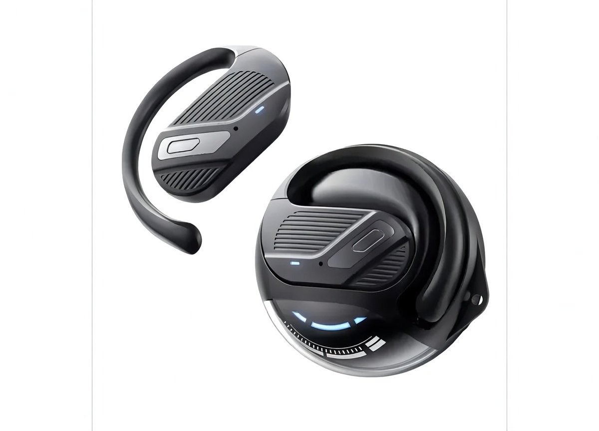 Fone Bluetooth Esportivo Preto Com Som Potente E Conforto Máximo