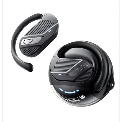 Fone Bluetooth Esportivo Preto Com Som Potente E Conforto Máximo 3