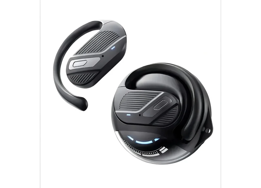 Fone Bluetooth Esportivo Preto Com Som Potente E Conforto Máximo 4