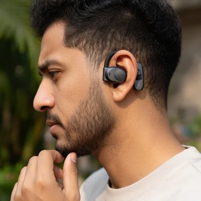 Fone Bluetooth Preto Esporte Com Microfone Hd E Estojo De Carregamento 15