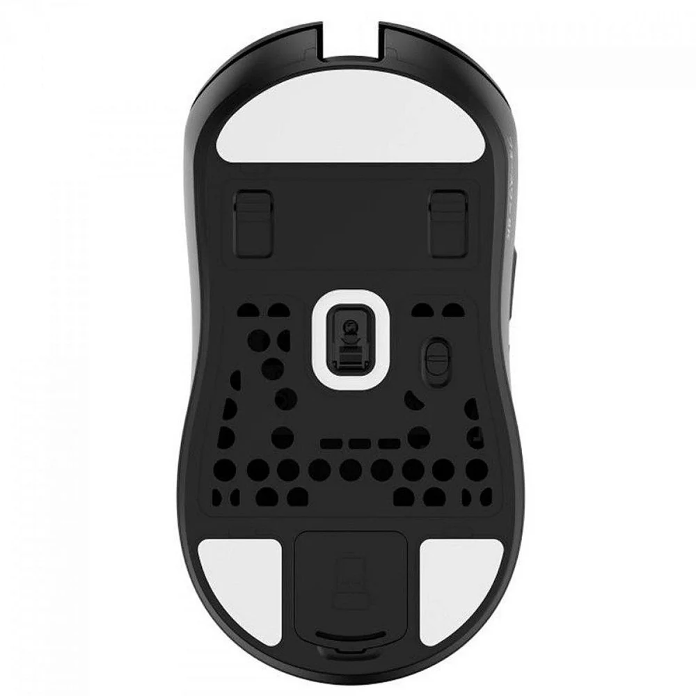 Imagem 4 de 5 do produto Mouse Gamer Force One Hoku Pro Black, Wireless, 8k, Sensor Paw 3395, 26000 Dpi, 6 Botões, Black