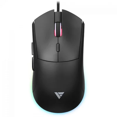 Mouse Gamer Force One Blackpulse, RGB, Usb, Sensor Yingst 825, 12.800 Dpi, 6 Botões, Preto - Preto - Unissex - Único