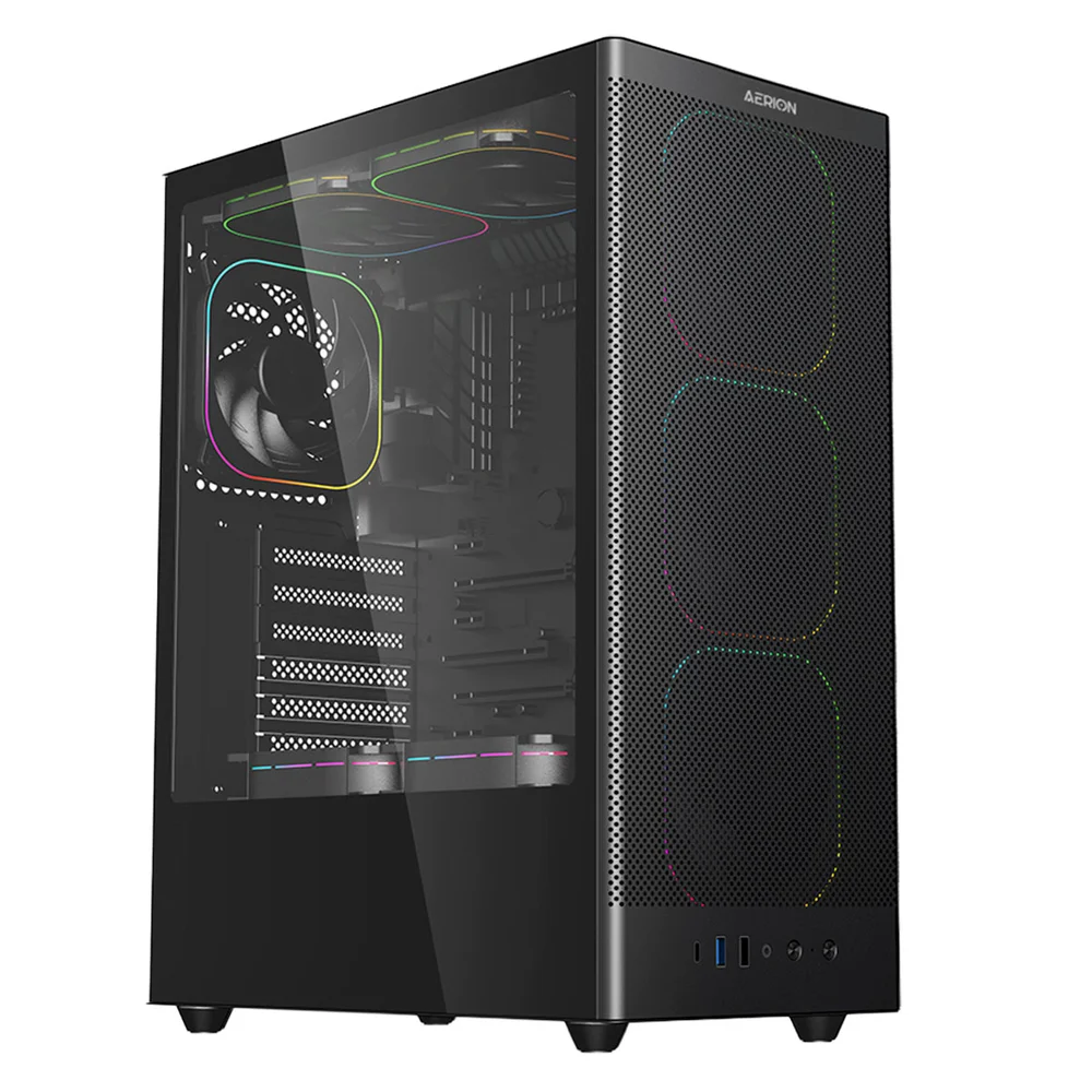 Gabinete Gamer C3tech, Lateral Em Vidro, Usb 3.0, Preto - Gab100