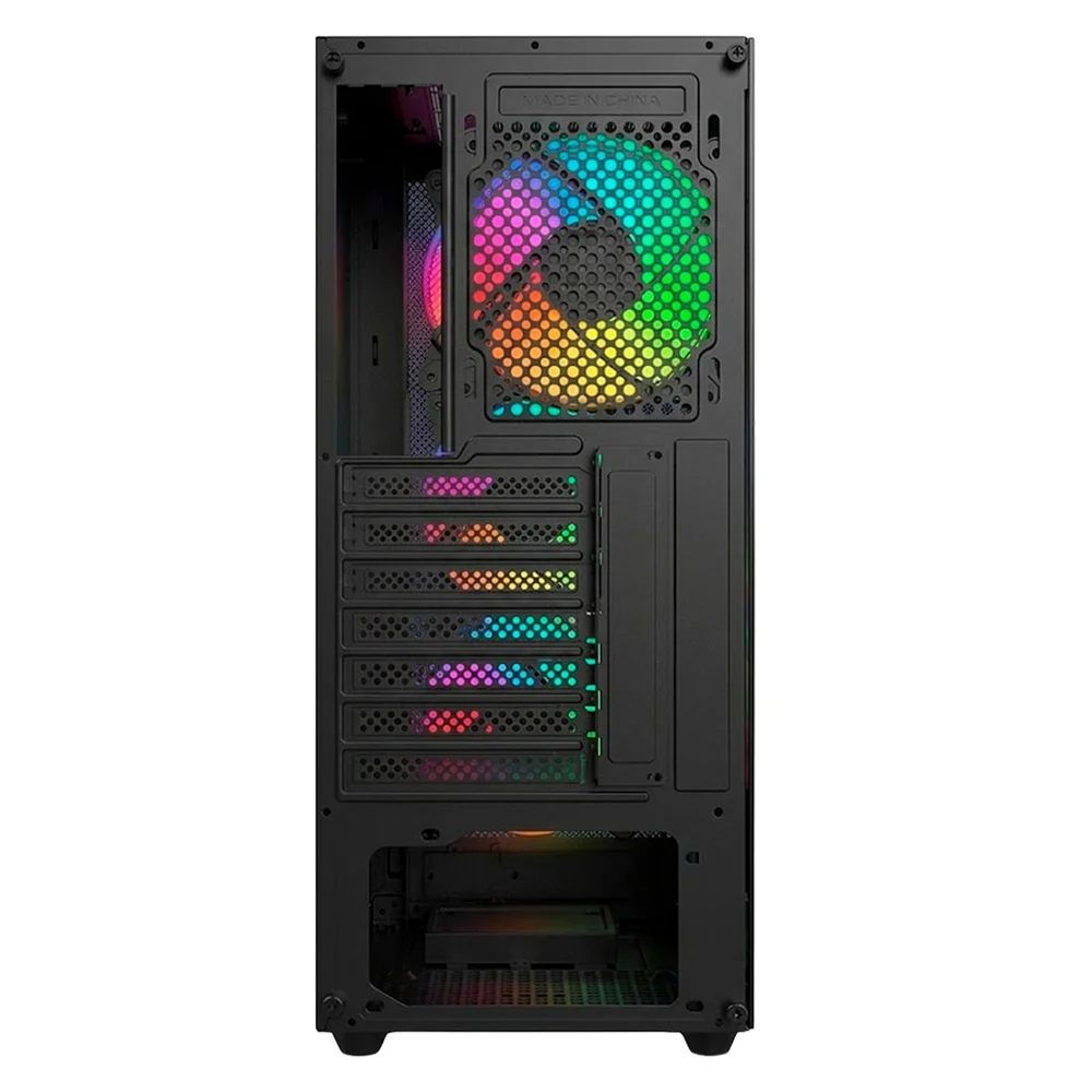 Imagem 2 de 5 do produto Gabinete Gamer C3tech, Lateral Em Vidro, Usb 3.0, Preto - Gab100