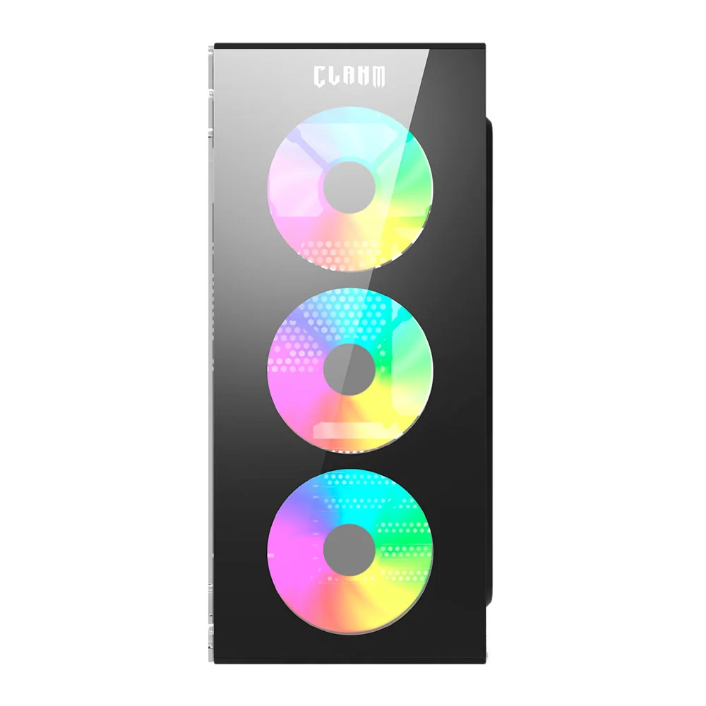 Imagem 3 de 3 do produto Gabinete Gamer Smog Com 3 Fans RGB - Clanm