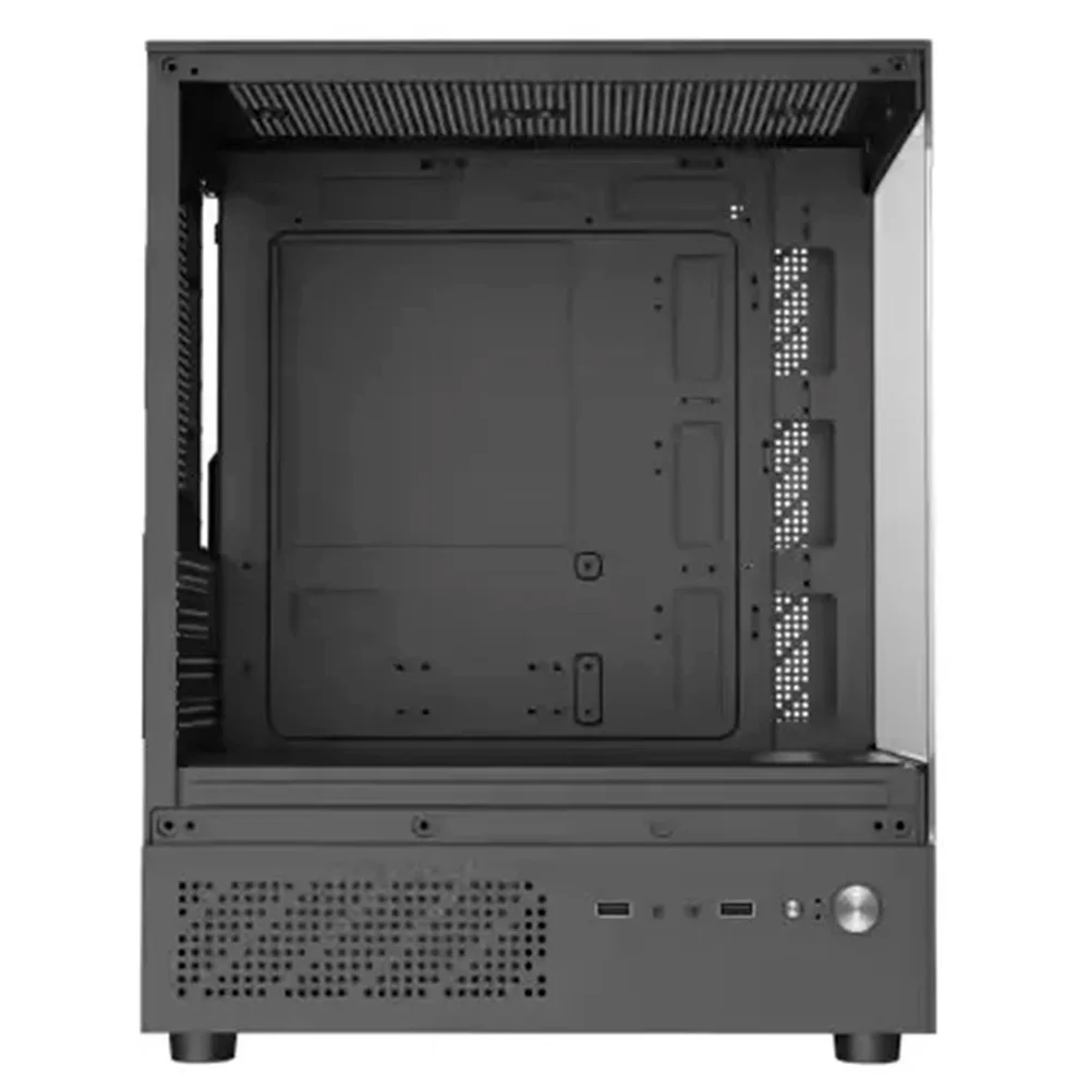 Imagem 2 de 3 do produto Gabinete Gamer Crypton Quasar, 3 Fans RGB, 4 Slots, Vidro Temperado, Preto - Cpt-quasar-2024