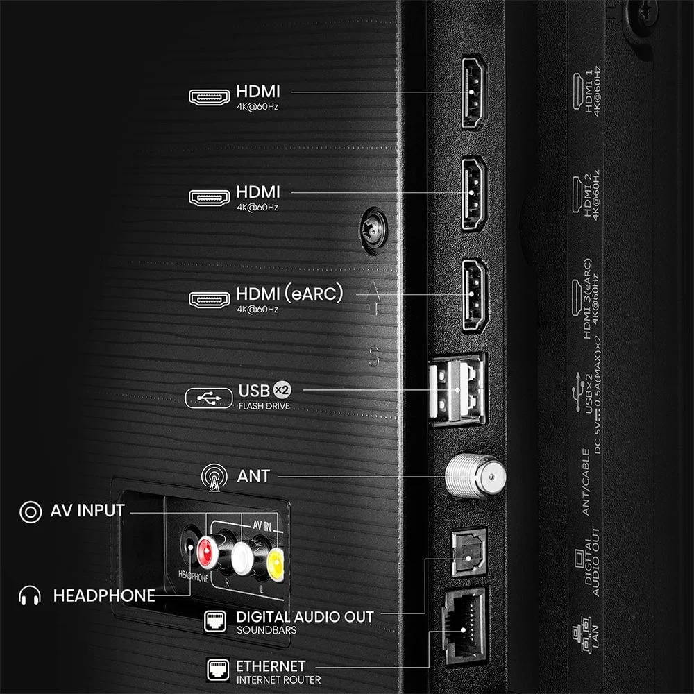Imagem 4 de 5 do produto Smart Tv Hisense 85" Hi-qLED 4k Uhd Processador Ai Dolby Vision E Dolby Atmos Alexa 85q6qvv Bivolt