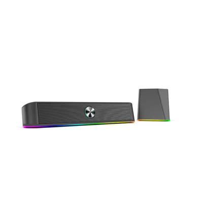 Caixa De Som Multimídia 15w RGB Usb P2 Type-c Knup Kp-ro841