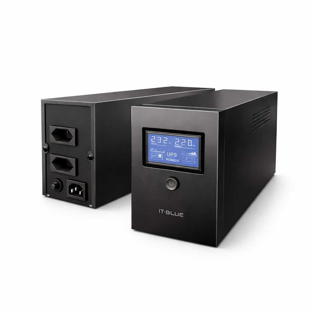 Nobreak Ups 650va 360w Silencioso Com Lcd Proteção Contra Quedas De Energia Max-0400
