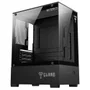 Gabinete Gamer Megalon Clanm Mini Tower Preto Mini-itx Matx Aço E Vidro 290x190x375mm