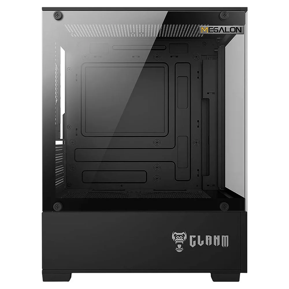 Gabinete Gamer Megalon Clanm Mini Tower Preto Mini-itx Matx Aço E Vidro 290x190x375mm Gabinete Gamer Megalon Clanm Mini Tower Preto Mini-itx Matx Aço E Vidro 290x190x375mm