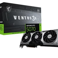 Placa De Video Msi Geforce Geforce RTX 5070 12g Ventus 3x Oc Gddr7 192 Bits - 912-v532-205