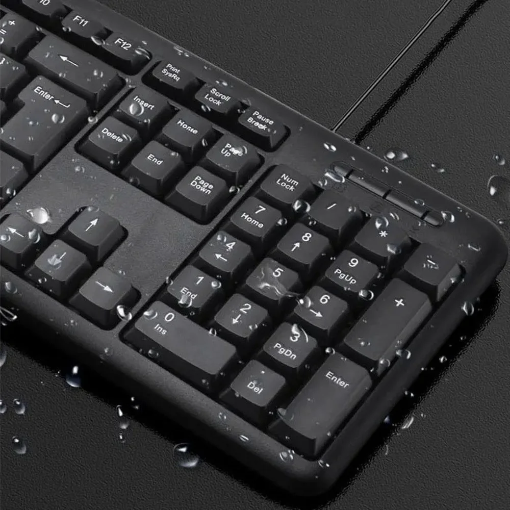 Imagem 2 de 4 do produto Teclado Usb Padrão Abnt2 Com Fio 2.4ghz, Confortável Awsd