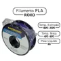 Filamento De Impressora 3d Pla Roxo 1.75mm 1kg Cor Brilhante Textura Macia Masterprint Filamento 3d