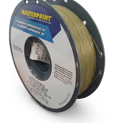 Filamento Para Impressora 3d Pla Cobre 1.75mm 1kg Cor Brilhante Textura Macia Masterprint Filamento 3d