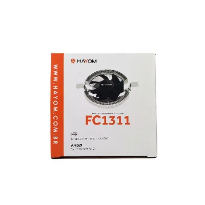 Cooler Para Processador Intel E Amd Universal Hayom Fc1311 Cpu 115mm Linha Gamer