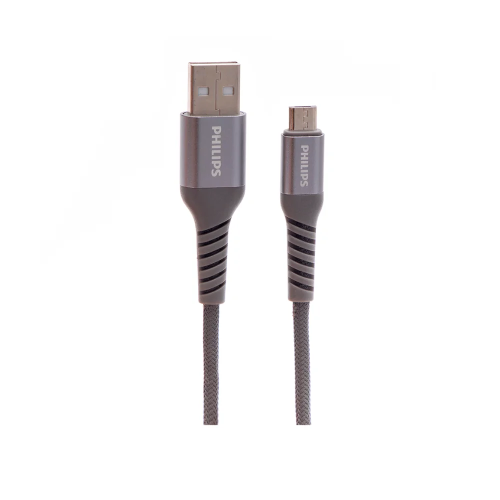 Imagem 2 de 4 do produto Cabo Micro Usb Philips Reforçado Nylon 1.25m