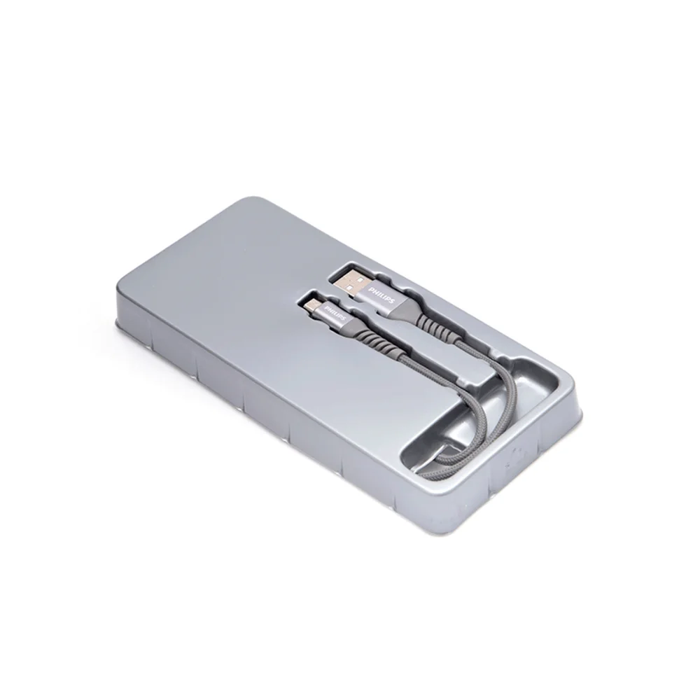 Imagem 3 de 4 do produto Cabo Micro Usb Philips Reforçado Nylon 1.25m