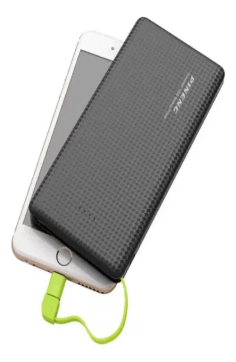Carregador Portátil Power Bank 10.000mah Tipo V8 / Ios Preto