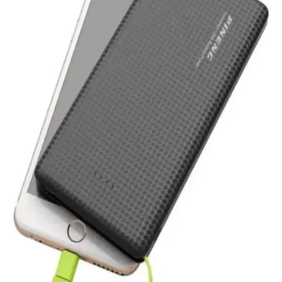Carregador Portátil Power Bank 10.000mah Tipo V8 / Ios Preto