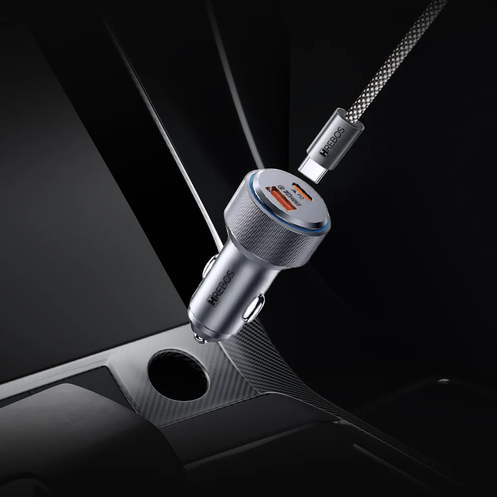 Imagem 4 de 5 do produto Crv-208 - Pt - Carregador Veicular - Autocharge Pro + Cabo Type-c X Type-c