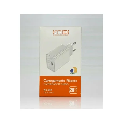 Carrregador Com Cabo Type C Kaidi Kd-662c