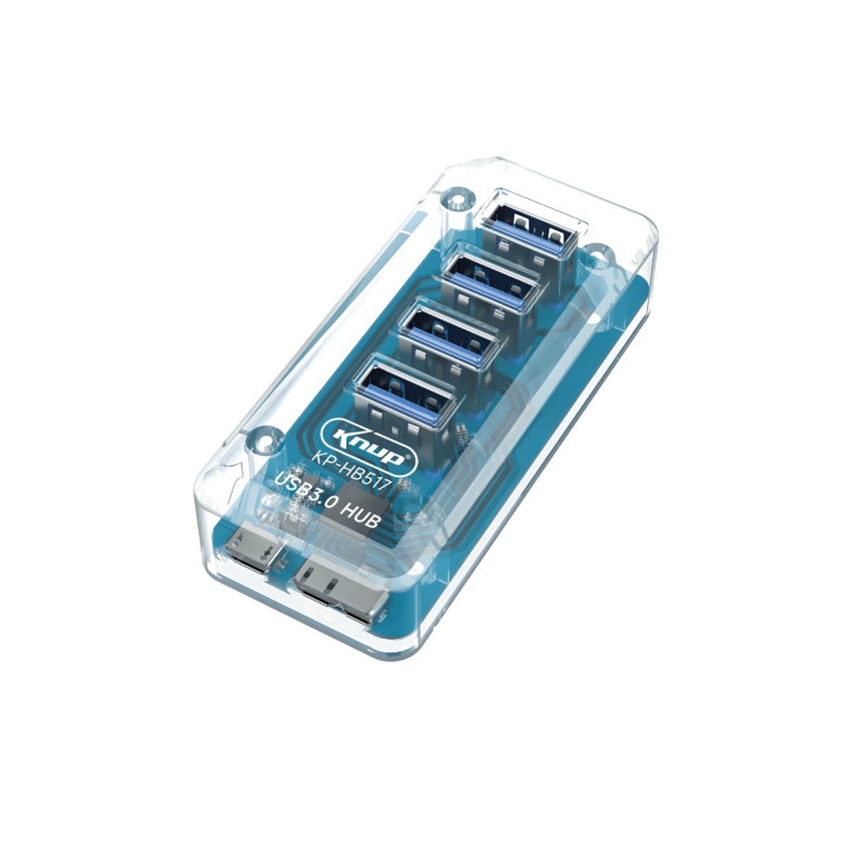 Hub Usb 3.0 4 Portas Hot Swap Usb-b Knup Kp-hb517