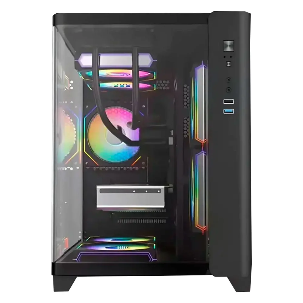 Gabinete Gamer Eclipse, 3 Fans ARGB, 4 Slots, Vidro Temperado, Preto - Cpt-eclipse-2024 - view 2