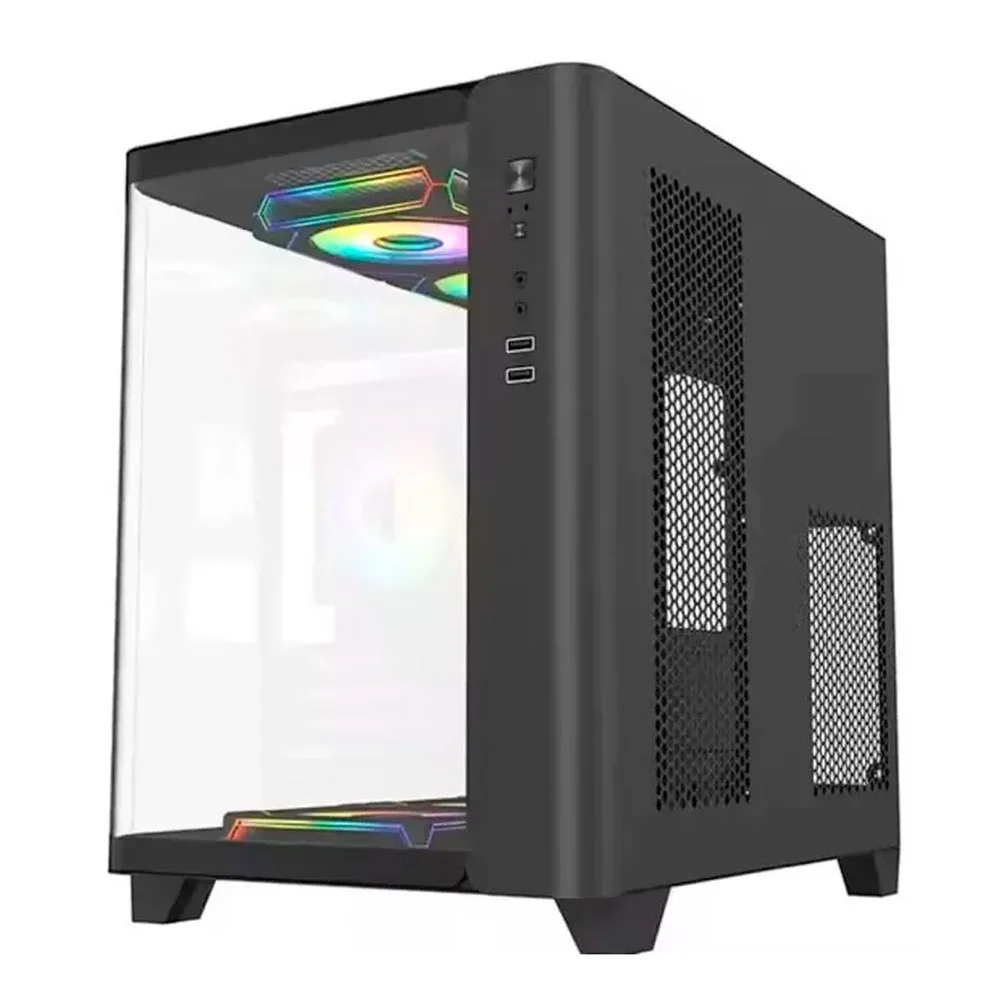 Gabinete Gamer Eclipse, 3 Fans ARGB, 4 Slots, Vidro Temperado, Preto - Cpt-eclipse-2024 - view 3