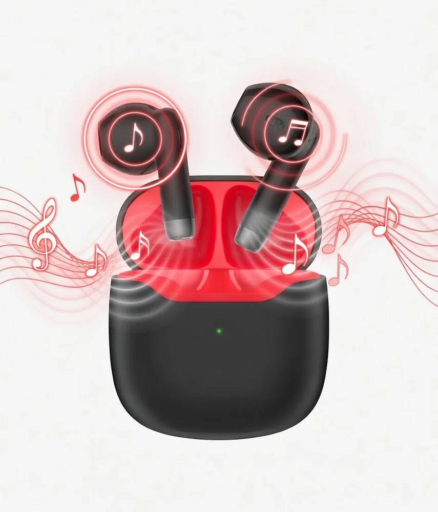 Fone Bluetooth Preto Esporte Com Microfone Hd E Estojo 8