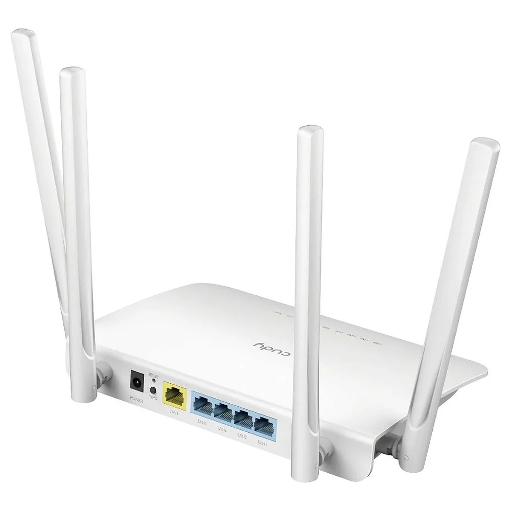 Imagem 4 de 5 do produto Roteador Cudy Ac1200 Wr1300 Gigabit Mesh Dual Band 867 Mbps 4 Antenas Branco - Branco - Unissex - Único