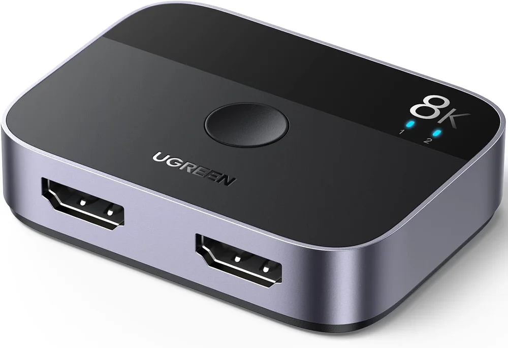 Imagem 3 de 5 do produto Ugreen Divisor Switch HDMI 2.1 8k 60hz 4k 144hz 120hz 2k 240hz ( 2 Entradas Para 1 Saída )
