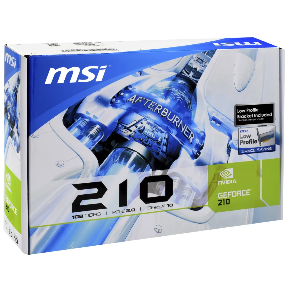 Placa De Vídeo Msi N210-md 1gb Geforce G210 Ddr3 - N210-md1g/d3 5