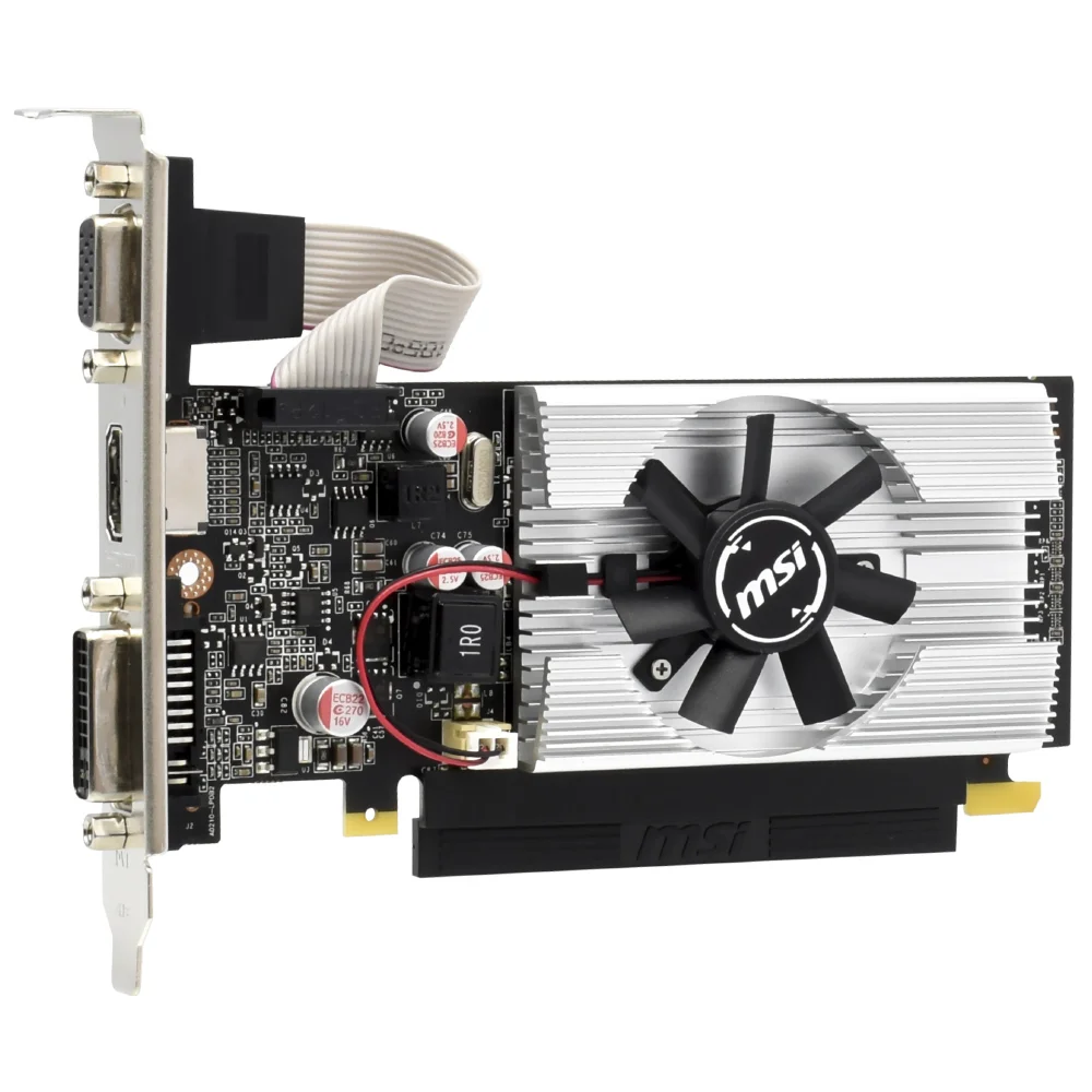 Placa De Vídeo Msi N210-md 1gb Geforce G210 Ddr3 - N210-md1g/d3 6